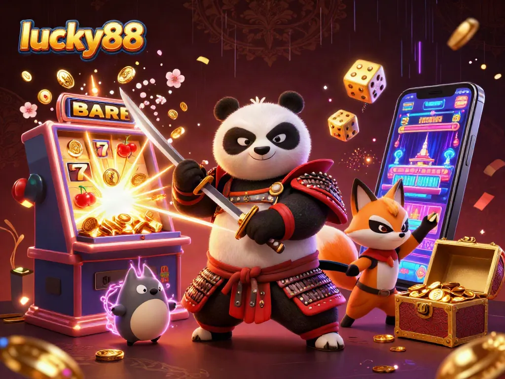 Play lucky88 with thrilling slot machines and dynamic characters for an electric gaming experience.